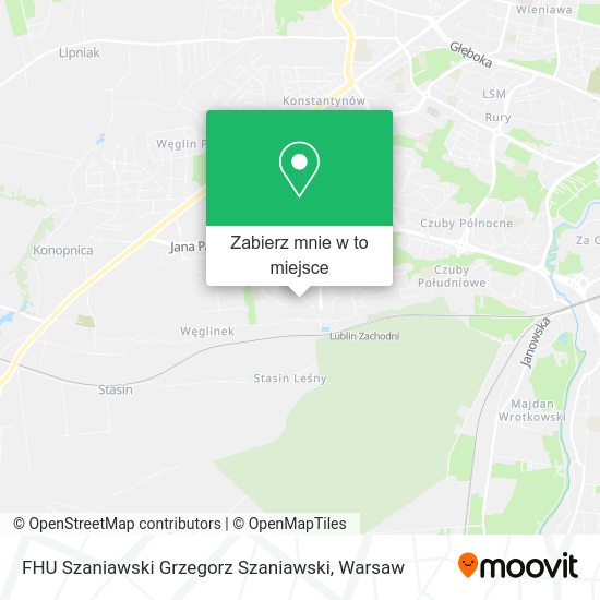 Mapa FHU Szaniawski Grzegorz Szaniawski