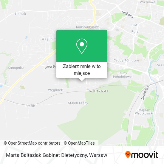 Mapa Marta Baltaziak Gabinet Dietetyczny