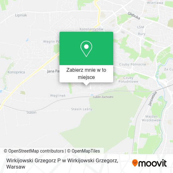 Mapa Wirkijowski Grzegorz P w Wirkijowski Grzegorz