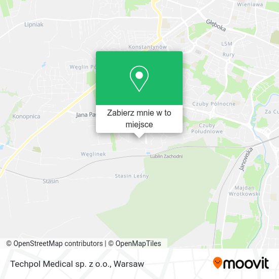 Mapa Techpol Medical sp. z o.o.