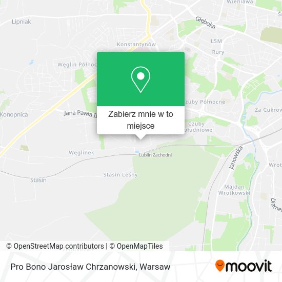 Mapa Pro Bono Jarosław Chrzanowski