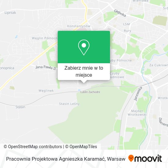 Mapa Pracownia Projektowa Agnieszka Karamać