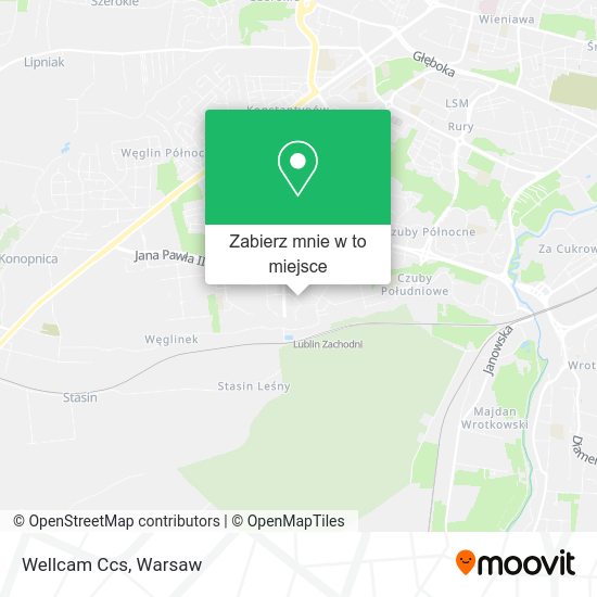 Mapa Wellcam Ccs