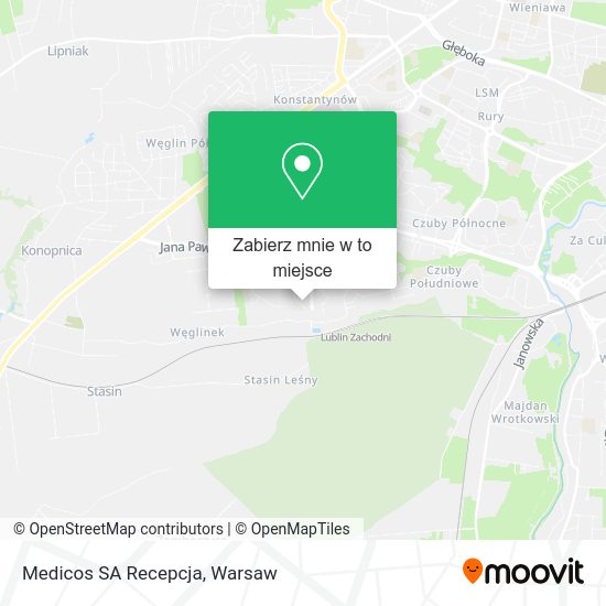 Mapa Medicos SA Recepcja