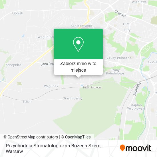 Mapa Przychodnia Stomatologiczna Bozena Szerej