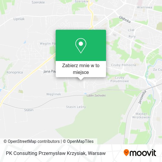 Mapa PK Consulting Przemysław Krzysiak