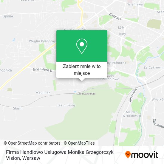 Mapa Firma Handlowo Uslugowa Monika Grzegorczyk Vision