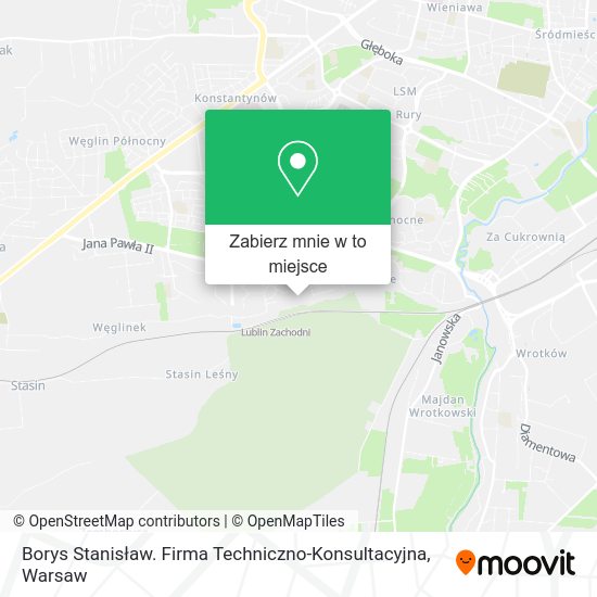 Mapa Borys Stanisław. Firma Techniczno-Konsultacyjna