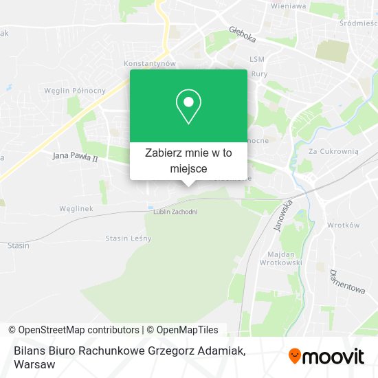 Mapa Bilans Biuro Rachunkowe Grzegorz Adamiak