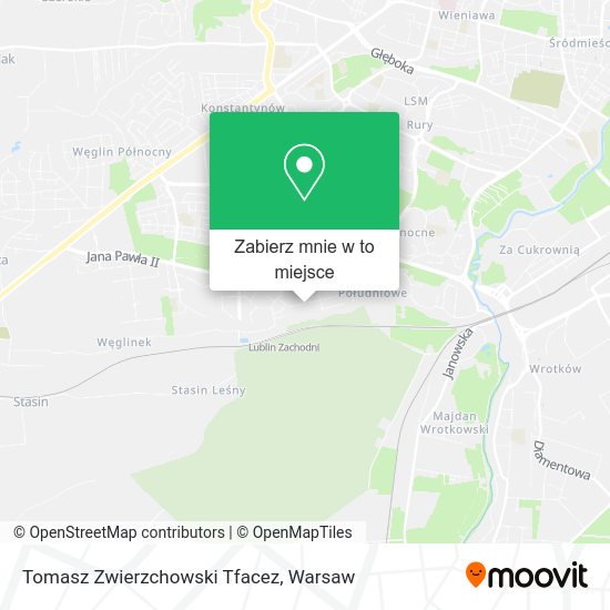 Mapa Tomasz Zwierzchowski Tfacez