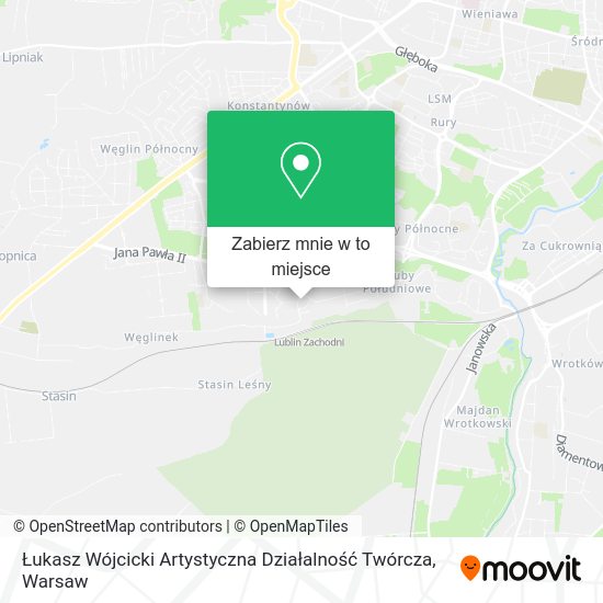 Mapa Łukasz Wójcicki Artystyczna Działalność Twórcza