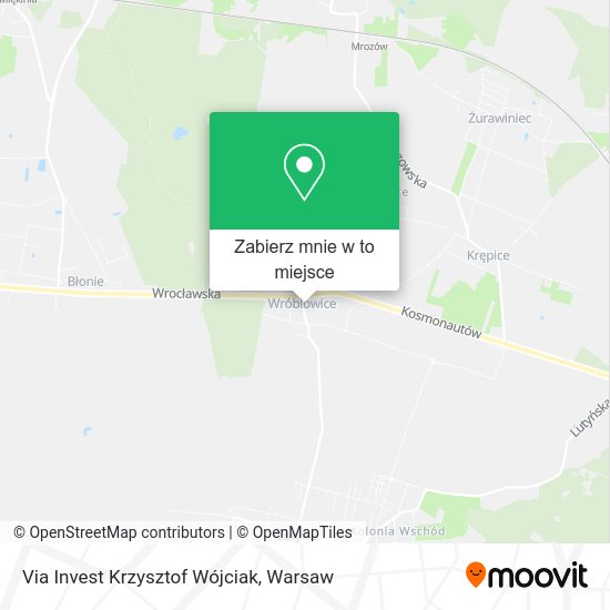 Mapa Via Invest Krzysztof Wójciak