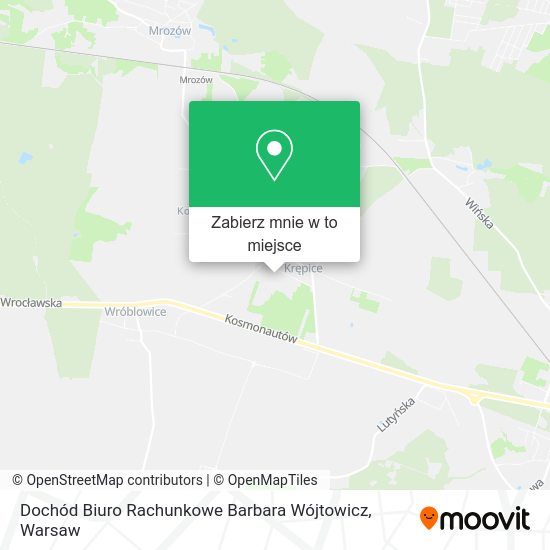 Mapa Dochód Biuro Rachunkowe Barbara Wójtowicz