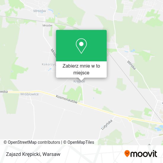 Mapa Zajazd Krępicki