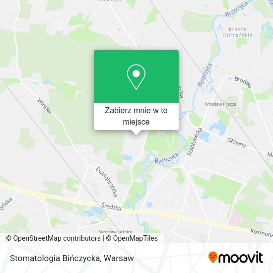 Mapa Stomatologia Bińczycka