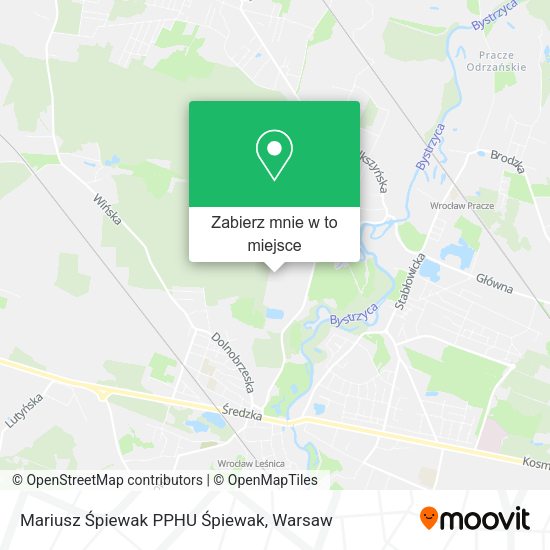 Mapa Mariusz Śpiewak PPHU Śpiewak