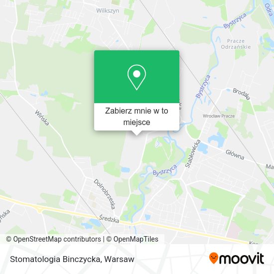 Mapa Stomatologia Binczycka