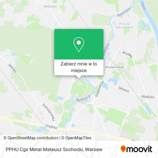 Mapa PPHU Cgs Metal Mateusz Sochocki