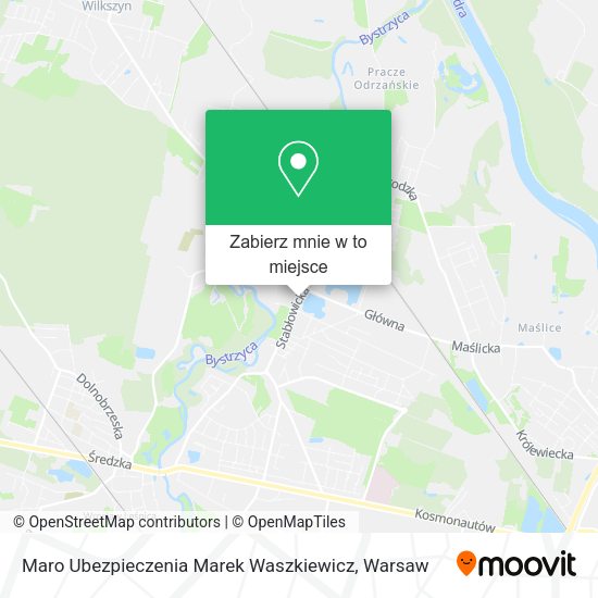 Mapa Maro Ubezpieczenia Marek Waszkiewicz