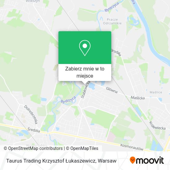 Mapa Taurus Trading Krzysztof Łukaszewicz