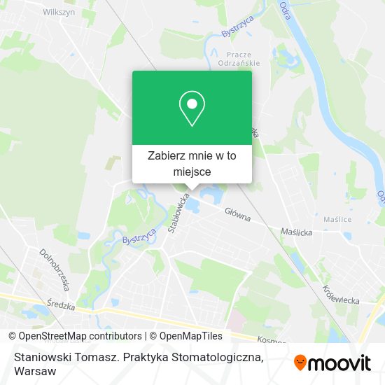 Mapa Staniowski Tomasz. Praktyka Stomatologiczna