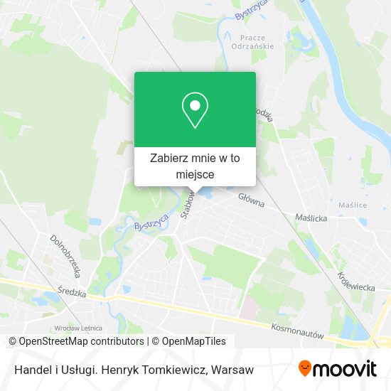 Mapa Handel i Usługi. Henryk Tomkiewicz