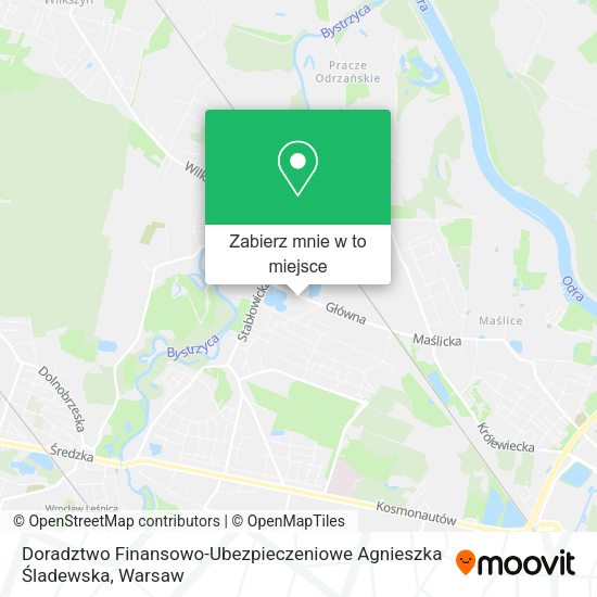 Mapa Doradztwo Finansowo-Ubezpieczeniowe Agnieszka Śladewska