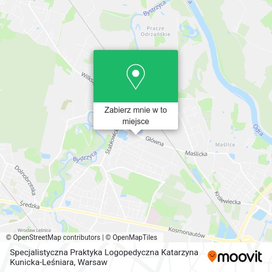 Mapa Specjalistyczna Praktyka Logopedyczna Katarzyna Kunicka-Leśniara