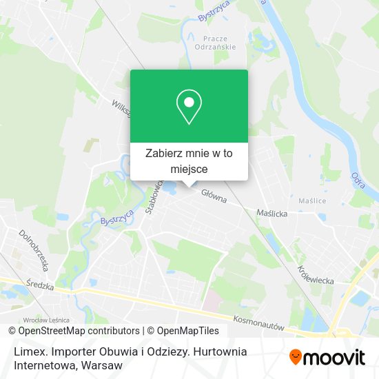 Mapa Limex. Importer Obuwia i Odziezy. Hurtownia Internetowa