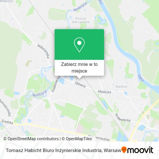 Mapa Tomasz Habicht Biuro Inżynierskie Industria