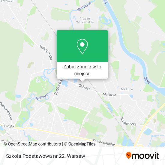 Mapa Szkoła Podstawowa nr 22