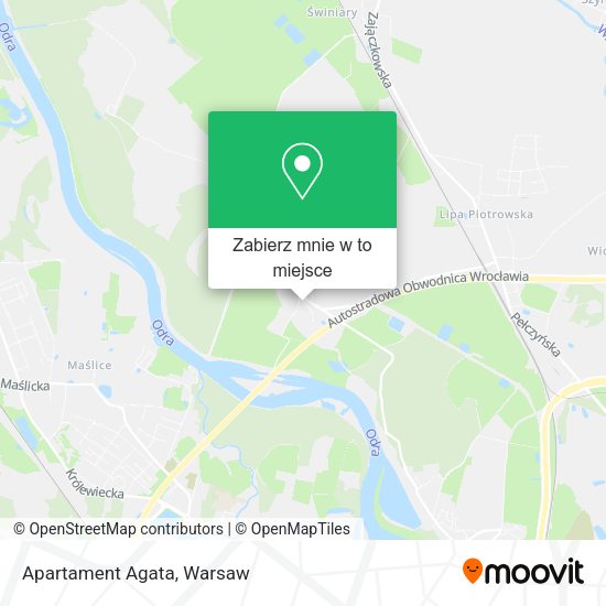 Mapa Apartament Agata