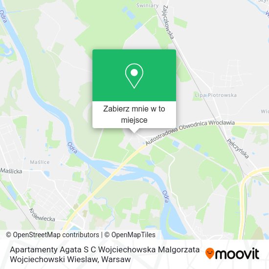 Mapa Apartamenty Agata S C Wojciechowska Malgorzata Wojciechowski Wieslaw