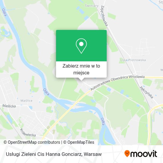 Mapa Usługi Zieleni Cis Hanna Gonciarz