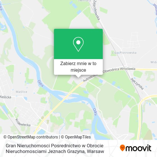 Mapa Gran Nieruchomosci Posrednictwo w Obrocie Nieruchomosciami Jeznach Grazyna