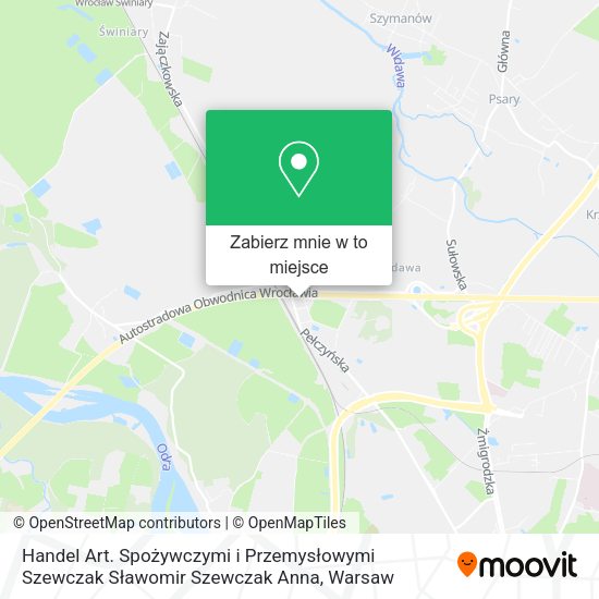 Mapa Handel Art. Spożywczymi i Przemysłowymi Szewczak Sławomir Szewczak Anna