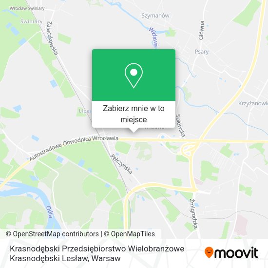 Mapa Krasnodębski Przedsiębiorstwo Wielobranżowe Krasnodębski Lesław