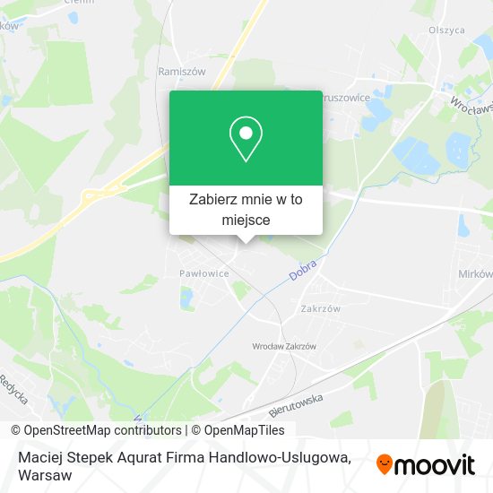 Mapa Maciej Stepek Aqurat Firma Handlowo-Uslugowa