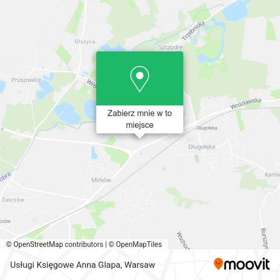 Mapa Usługi Księgowe Anna Glapa