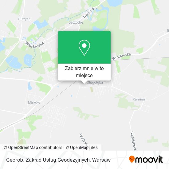 Mapa Georob. Zakład Usług Geodezyjnych