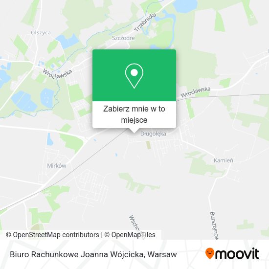 Mapa Biuro Rachunkowe Joanna Wójcicka