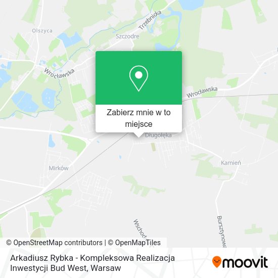 Mapa Arkadiusz Rybka - Kompleksowa Realizacja Inwestycji Bud West