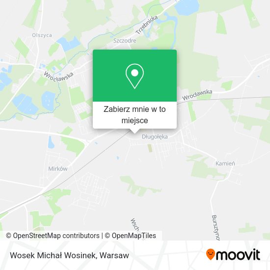 Mapa Wosek Michał Wosinek