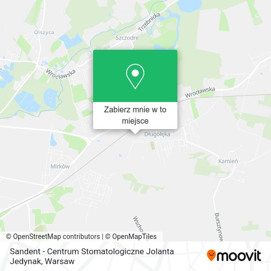 Mapa Sandent - Centrum Stomatologiczne Jolanta Jedynak