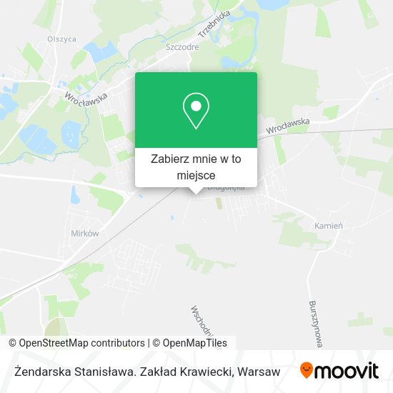 Mapa Żendarska Stanisława. Zakład Krawiecki