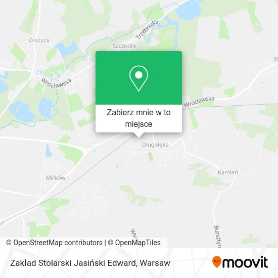 Mapa Zakład Stolarski Jasiński Edward