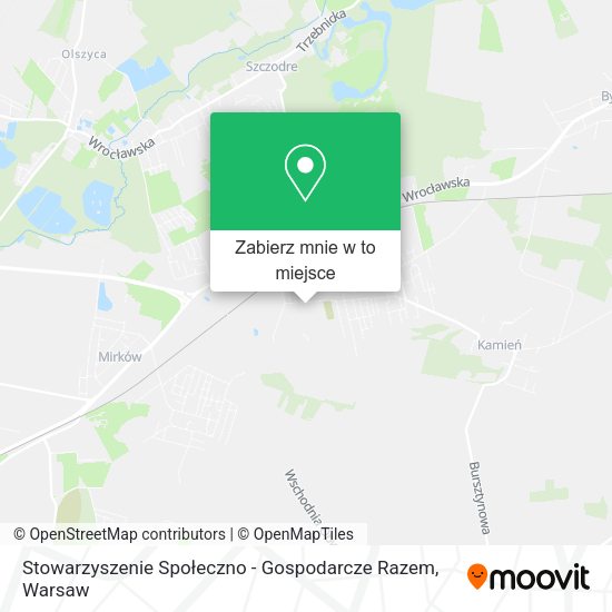 Mapa Stowarzyszenie Społeczno - Gospodarcze Razem