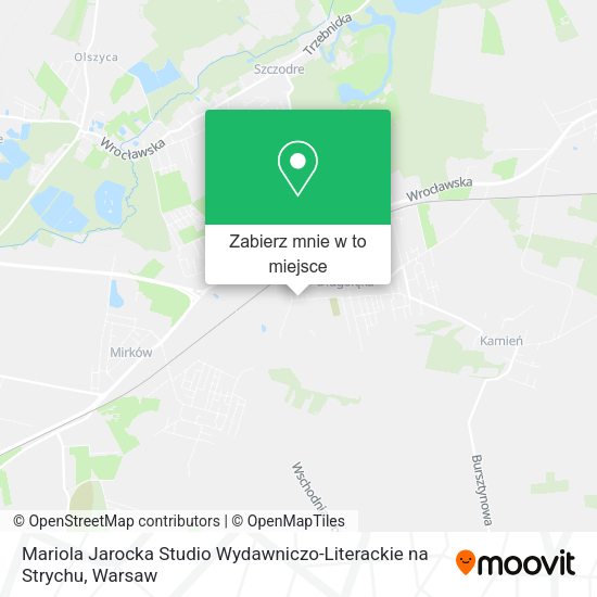 Mapa Mariola Jarocka Studio Wydawniczo-Literackie na Strychu