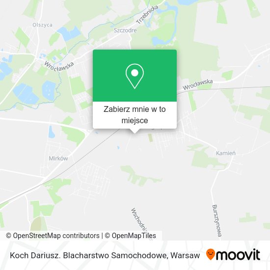 Mapa Koch Dariusz. Blacharstwo Samochodowe