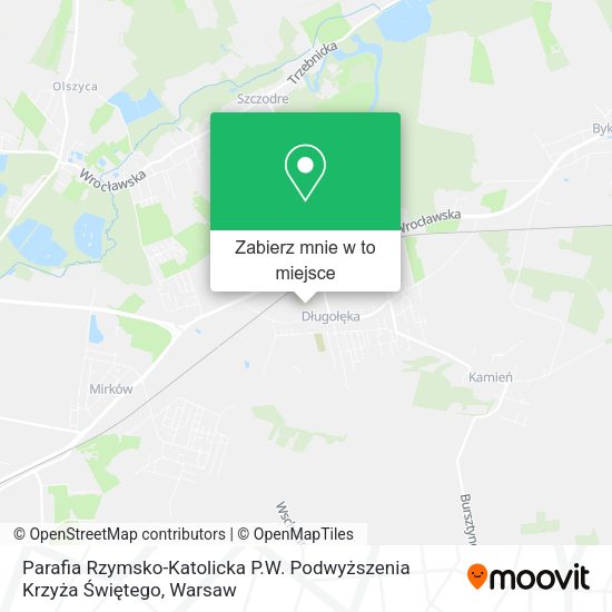 Mapa Parafia Rzymsko-Katolicka P.W. Podwyższenia Krzyża Świętego